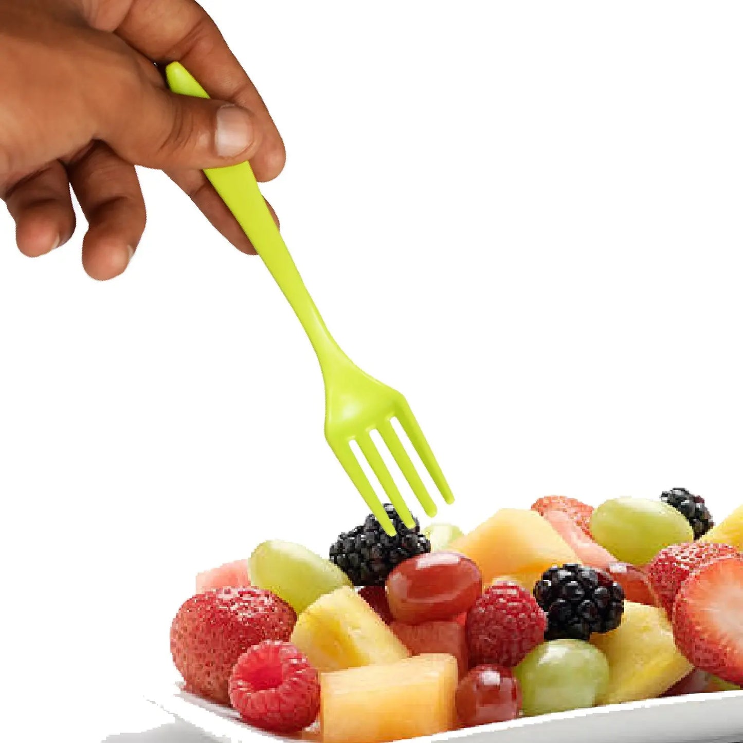 Small Plastic Serving Fork Set – 6 Pcs for Kitchen & Dining - Chestore