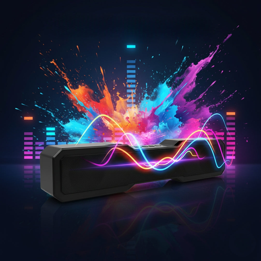 3D Sound Bluetooth Speaker – Wireless & Portable with Deep Bass