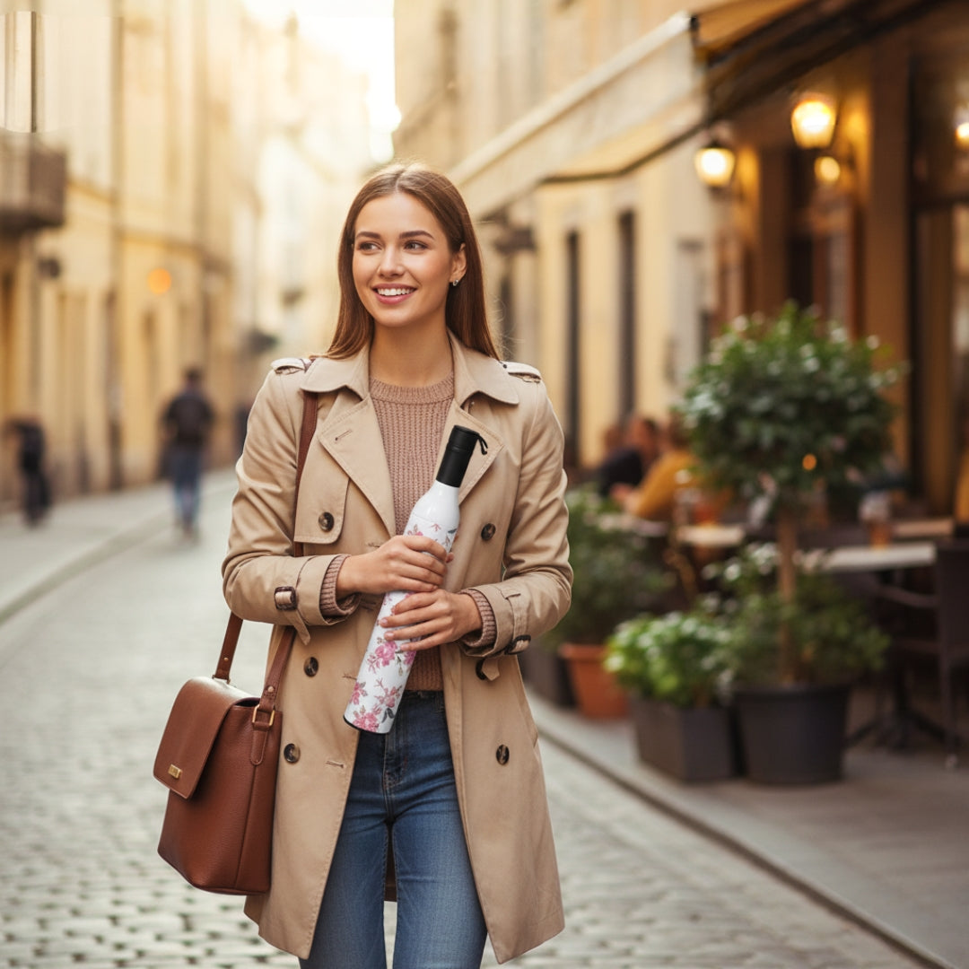 Pocket Wine Bottle Umbrella – Compact Folding Travel Umbrella in Stylish Bottle Case