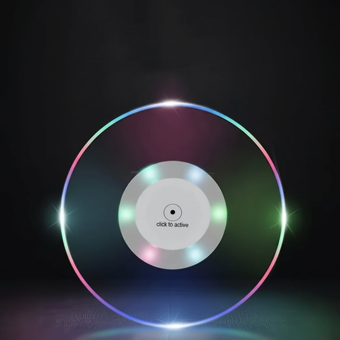 LED Cocktail Coaster – Color-Changing Light-Up Drink Mat