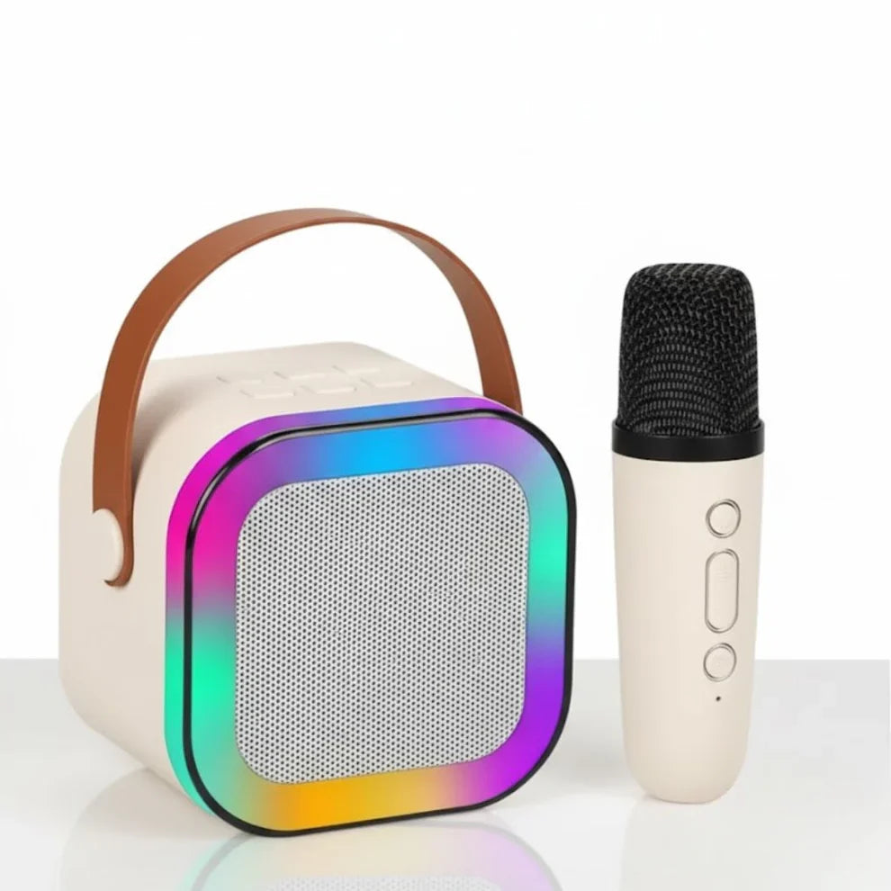 Turn Any Moment Into a Party with the Mini Bluetooth Karaoke Speaker!