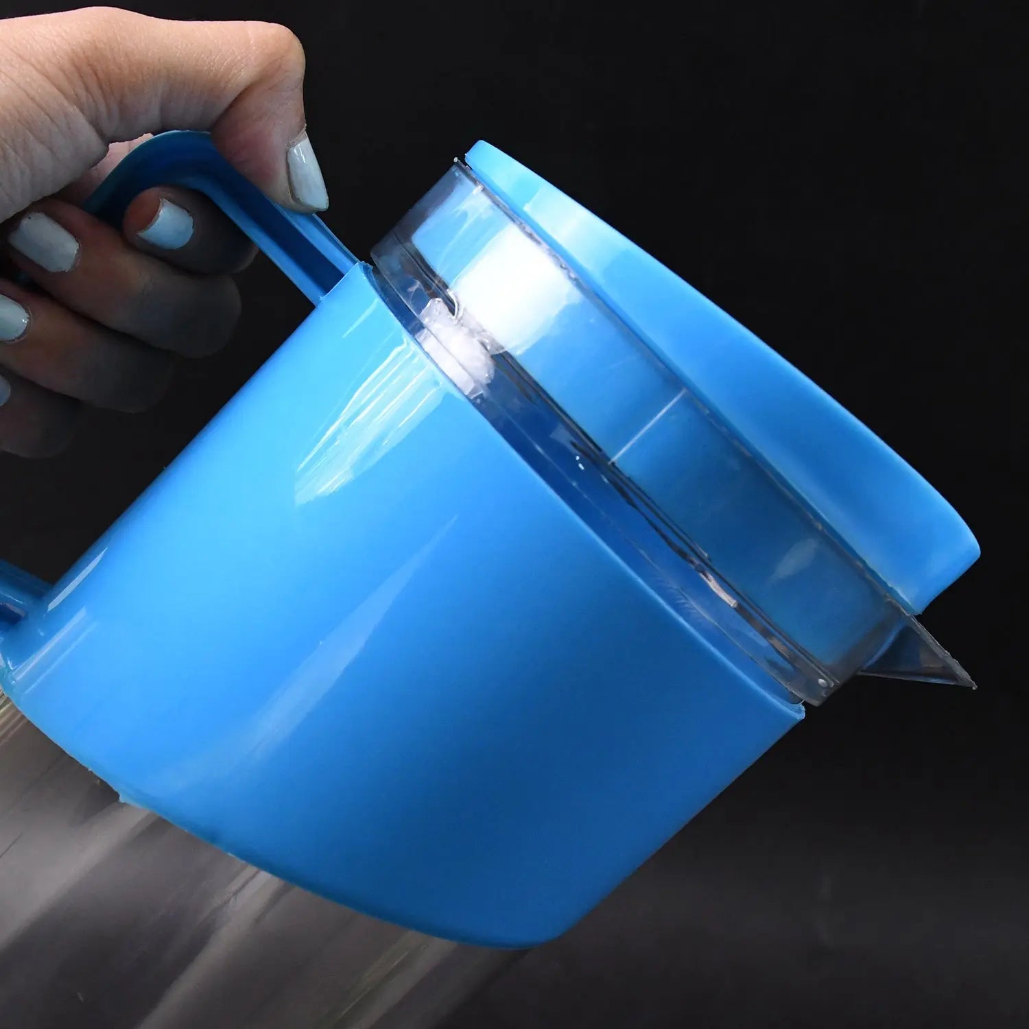 Transparent Stylish Premium Jug with Elegant Handle – 2000ml, 4 Pieces - Chestore