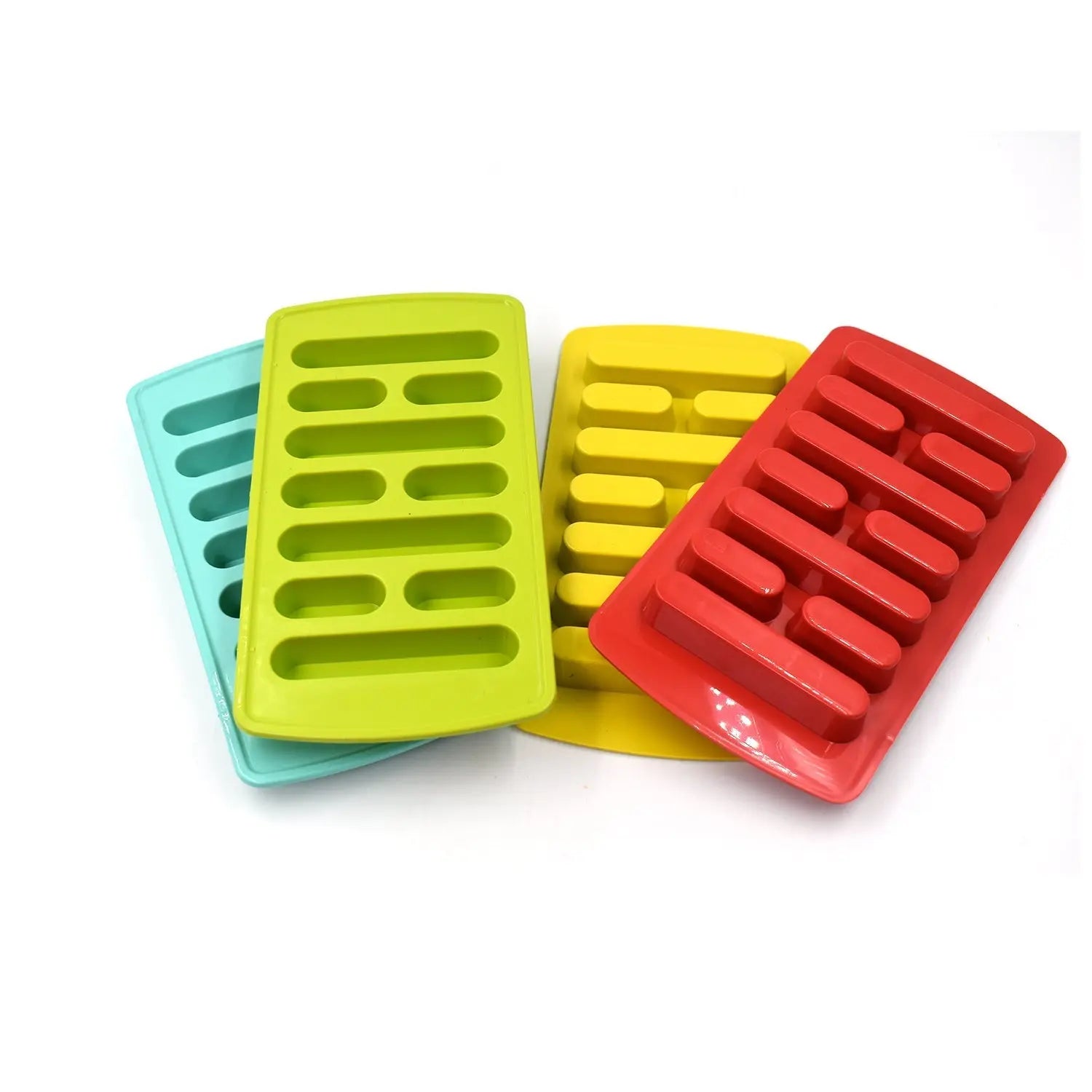 4 - Piece Fancy Ice Tray Set | Multi - Purpose Ice Cube Molds for Household Use - Chestore