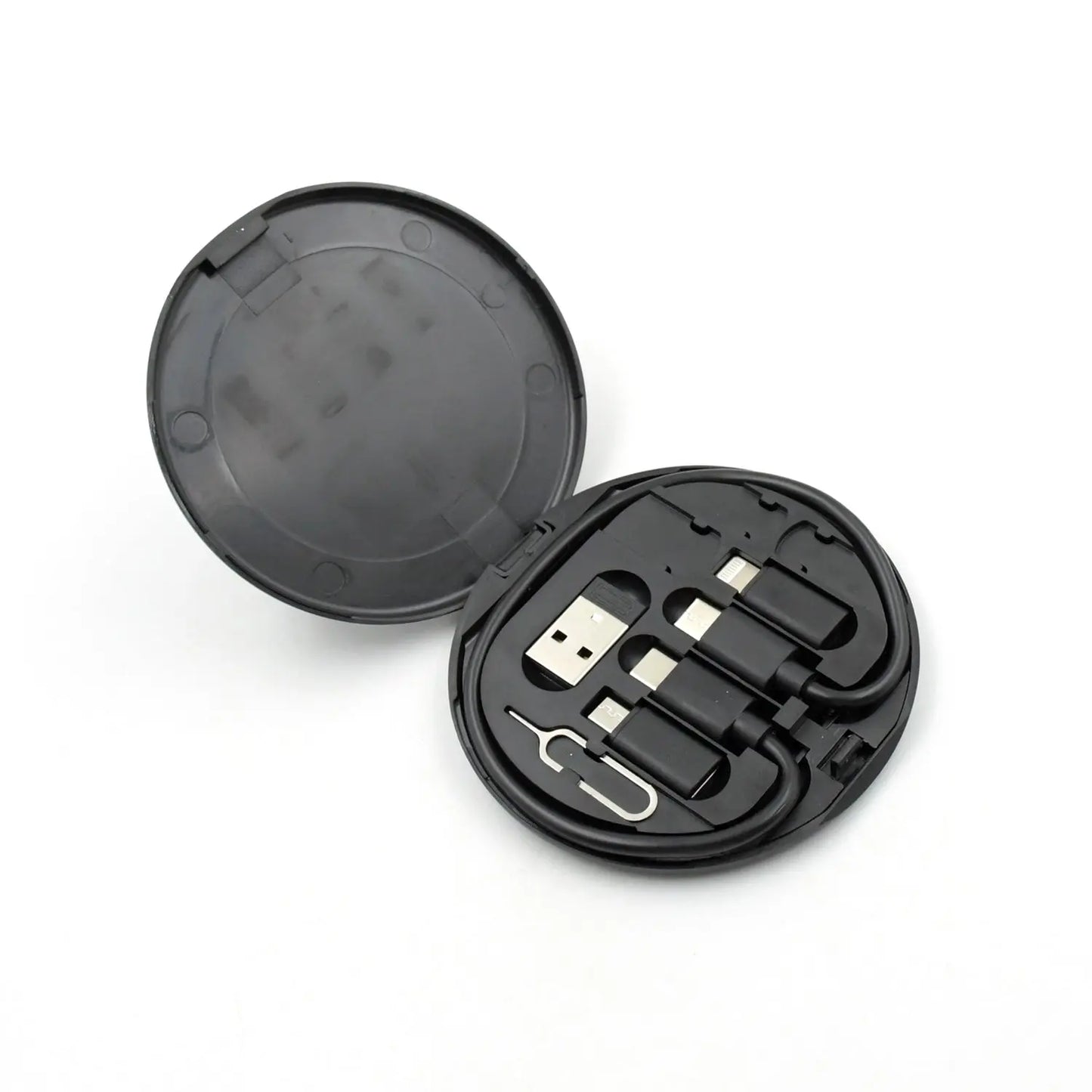 5 - in - 1 Mini Fast Charging Data Cable Set – Compact Travel Cable Kit with SIM Pin & Storage Box - Chestore