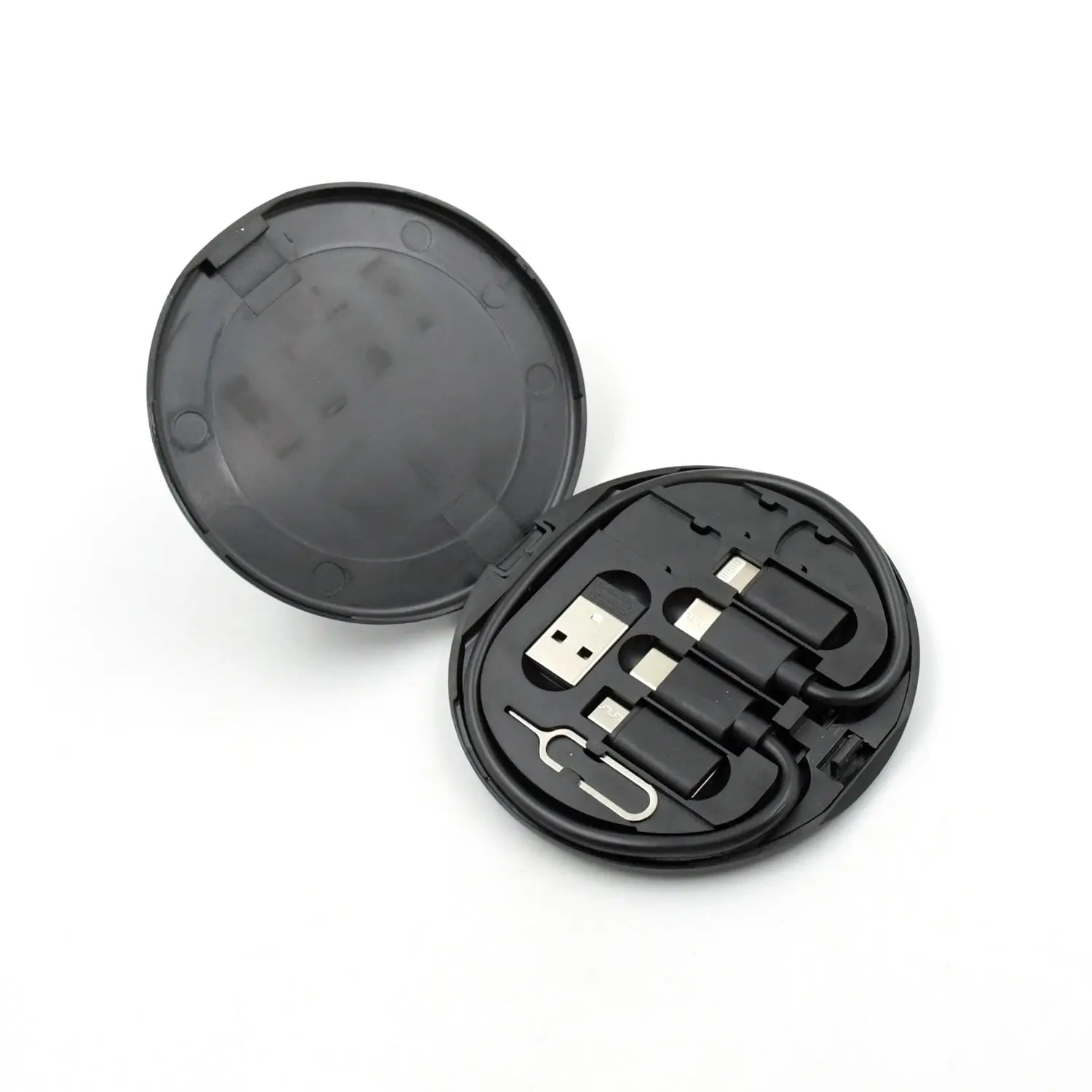 5 - in - 1 Mini Fast Charging Data Cable Set – Compact Travel Cable Kit with SIM Pin & Storage Box - Chestore