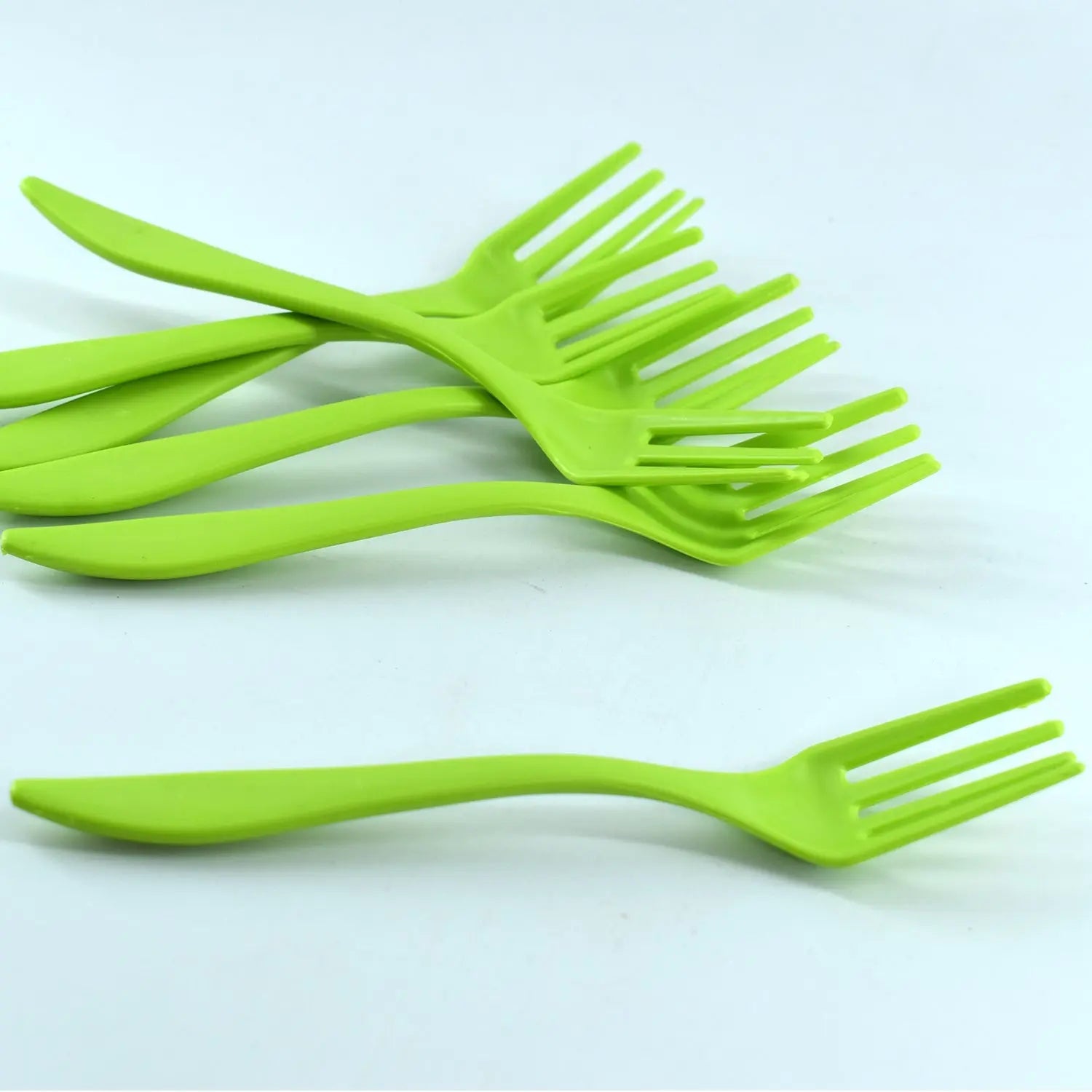 Small Plastic Serving Fork Set – 6 Pcs for Kitchen & Dining - Chestore