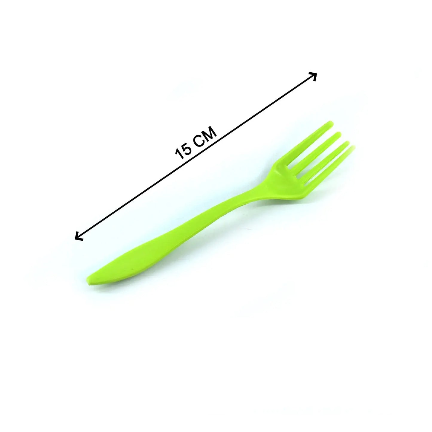 Small Plastic Serving Fork Set – 6 Pcs for Kitchen & Dining - Chestore