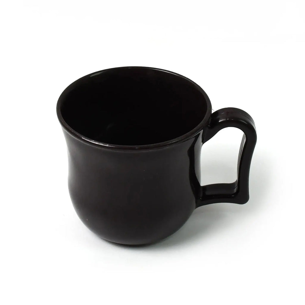 ☕ Premium Plastic Coffee/Tea Mug with Handle – Black (1 Pc, with Color Box) - Chestore