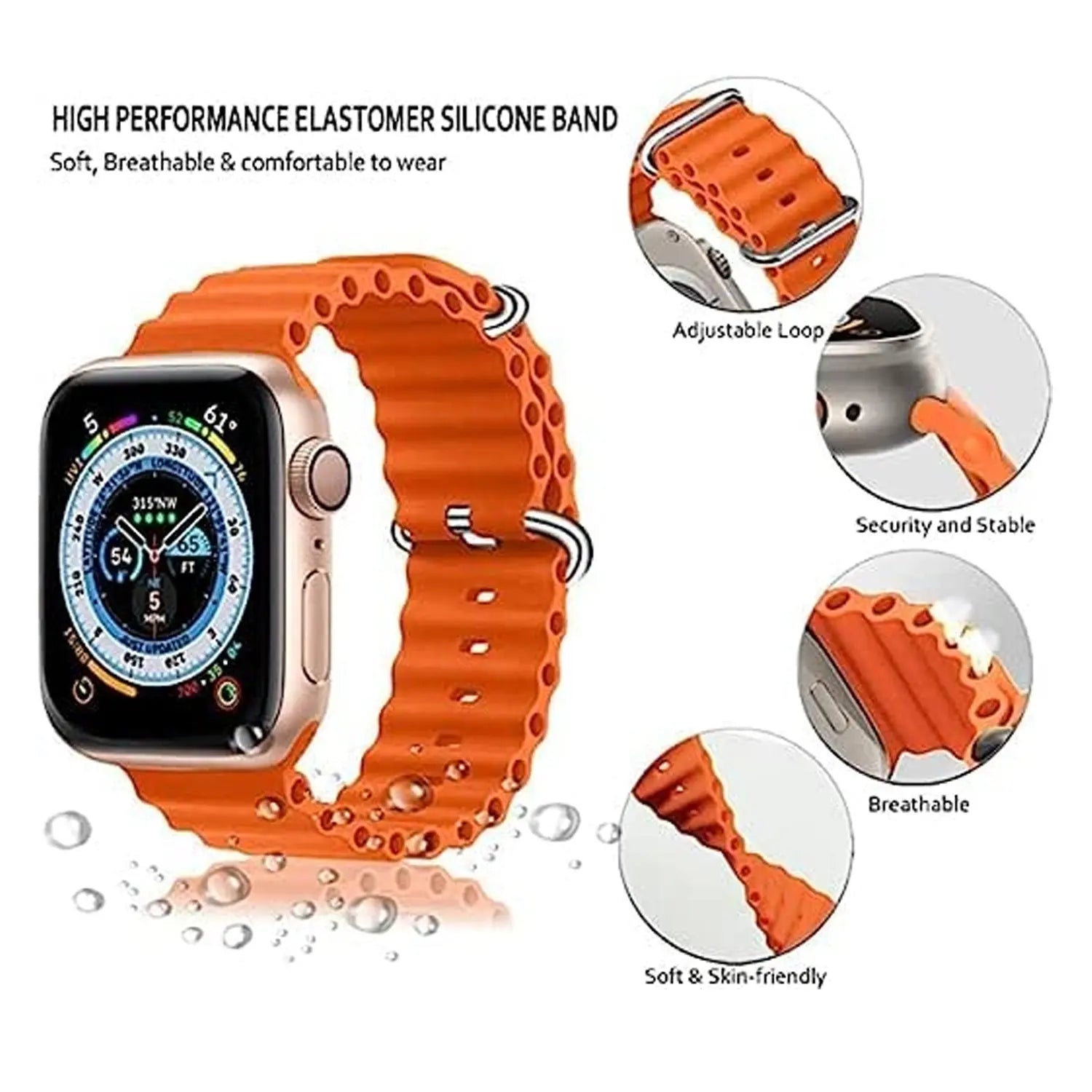 T800 Ultra Series Smartwatch ⌚ | Bluetooth Calling 📞 | Wireless Charging ⚡ | Fitness Tracking 🏃‍♂️ | 49mm Display 🖥️ - Chestore