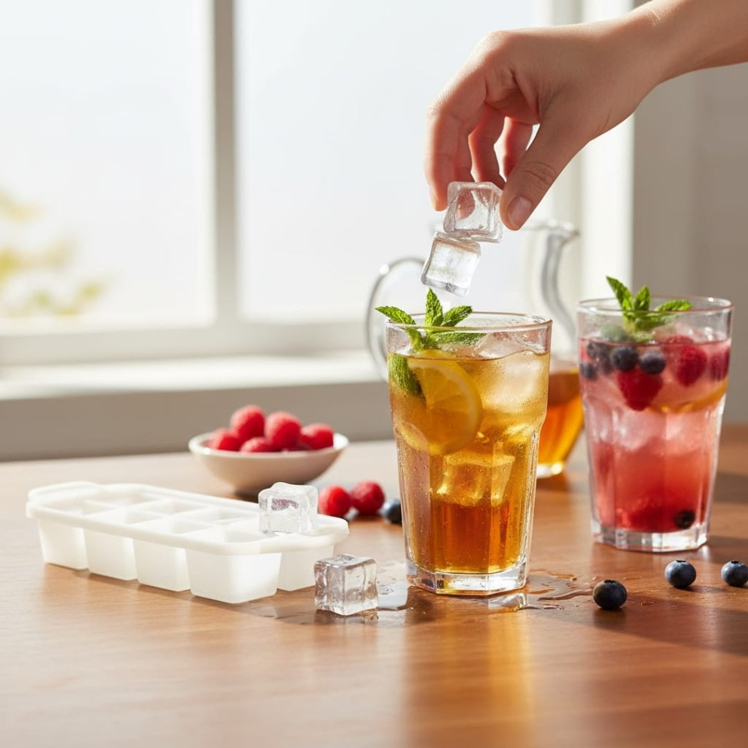 Silicone Ice Cube Tray – 24-Cavity Flexible BPA-Free Ice Mold with Easy Release for Drinks & Cocktails