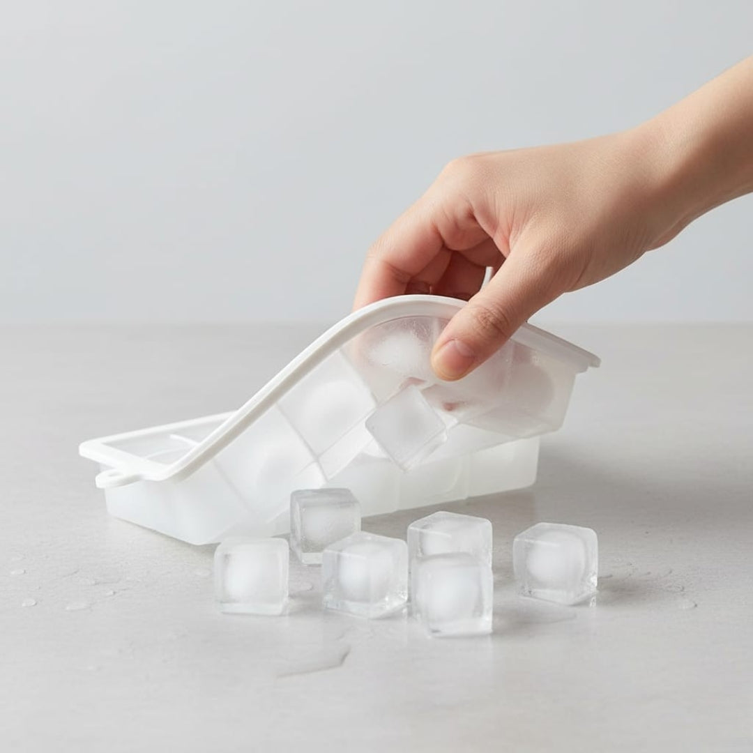 Silicone Ice Cube Tray – 24-Cavity Flexible BPA-Free Ice Mold with Easy Release for Drinks & Cocktails