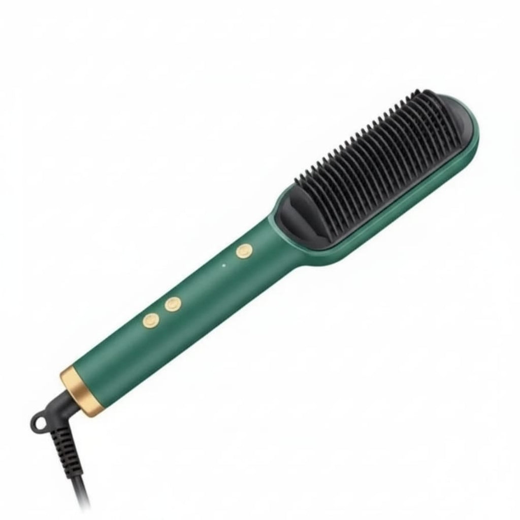 Hair Straightener Comb for Women – Multicolor Electric Styling Brush with 5 Temperature Settings