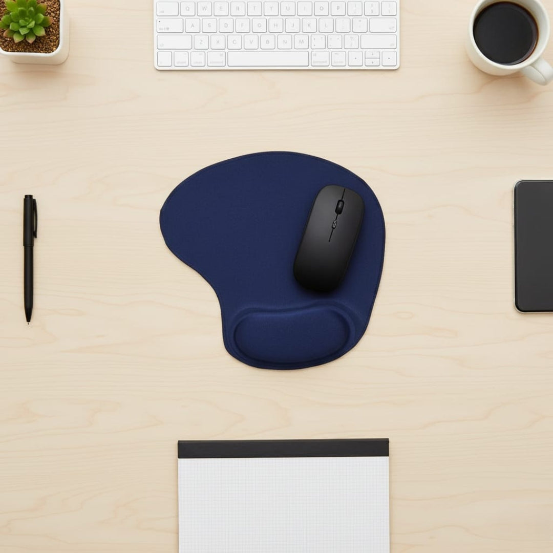 Gel Wrist Support Mouse Pad – Ergonomic & Pain-Free Use