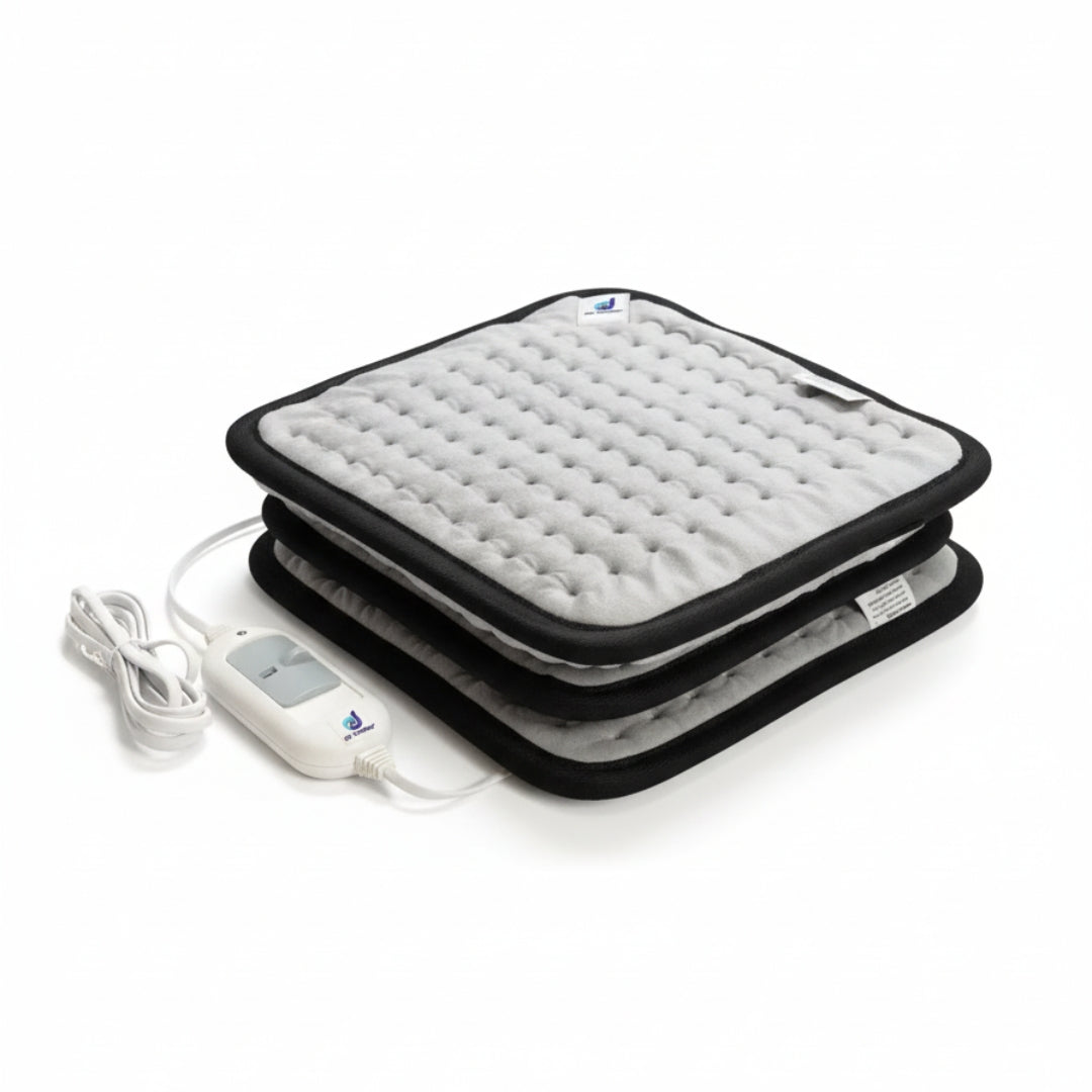 Electric Heating Pad Brown Orthopaedic Heating Belt – Pain Relief for Back, Neck & Shoulder