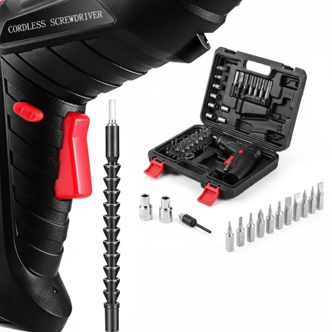 47-in-1 Rechargeable Rotatable Cordless Electric Screwdriver Drill Set