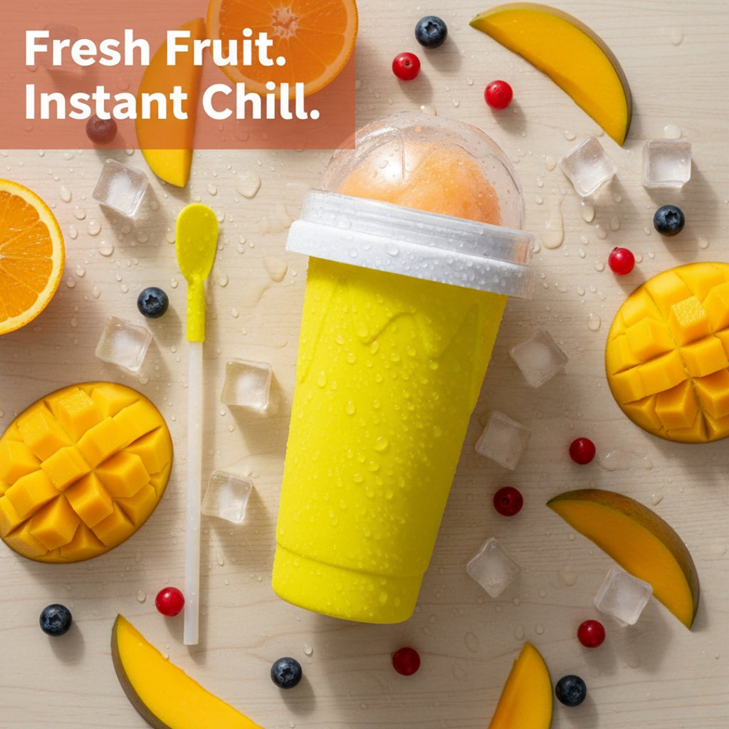 Magic Quick Frozen Smoothie Maker Cup – DIY Slushy Cup