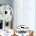Powerful Rechargeable Table Fan – Portable USB Battery-Powered Desk Fan