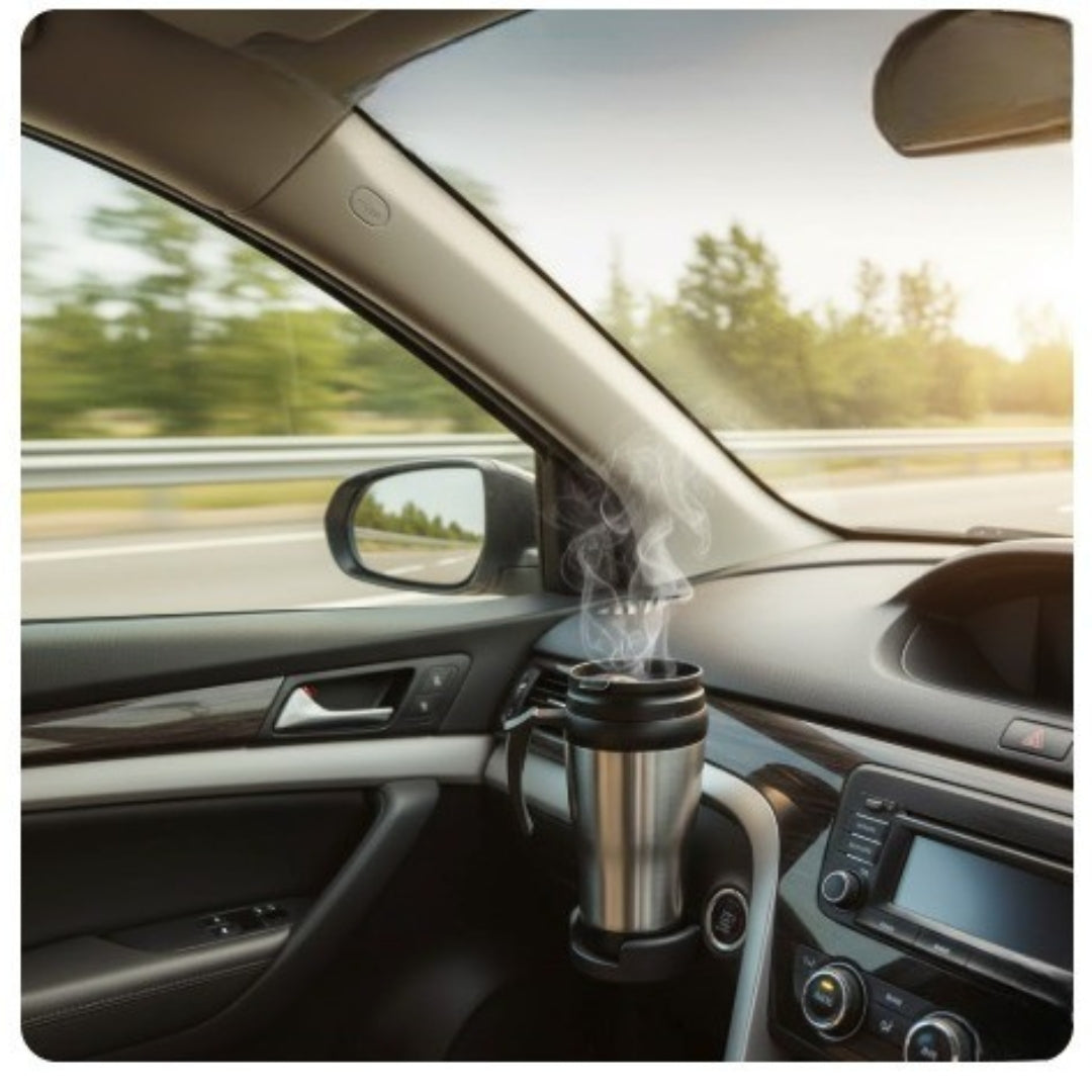 Stainless Steel Insulated Coffee Cups – Double-Walled Travel Mugs with Lid & Handle