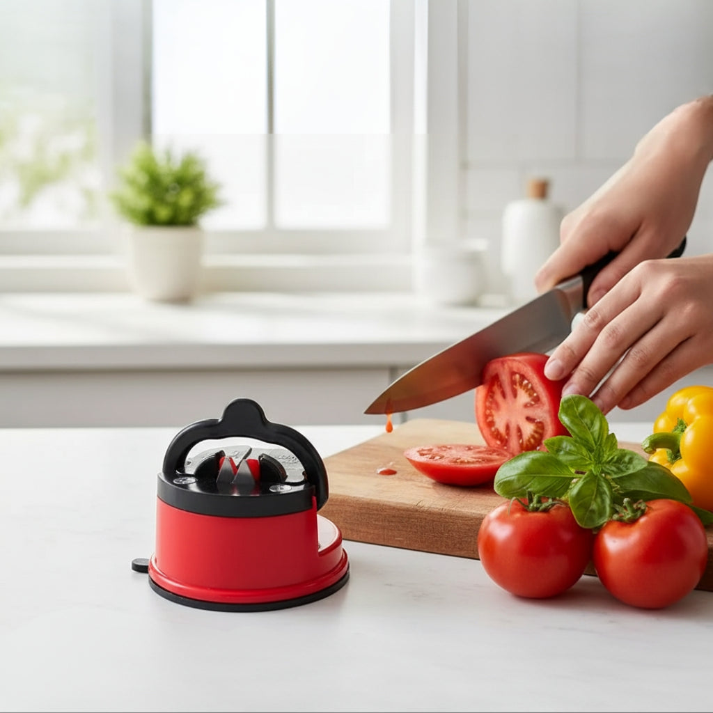 Manual Kitchen Knife Sharpener – Blade Sharpening Tool