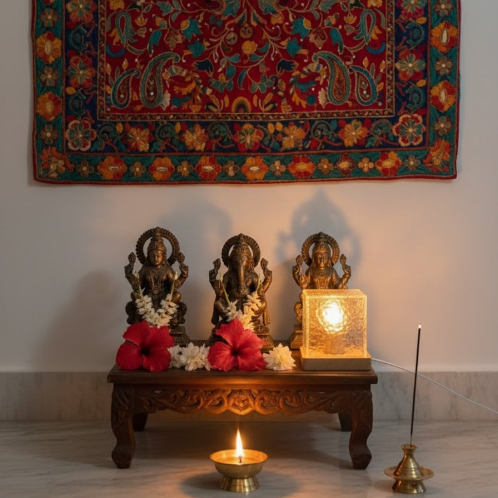 Rotating Water Ripple Night Light Aura Lamp – Serene Ambient Projection