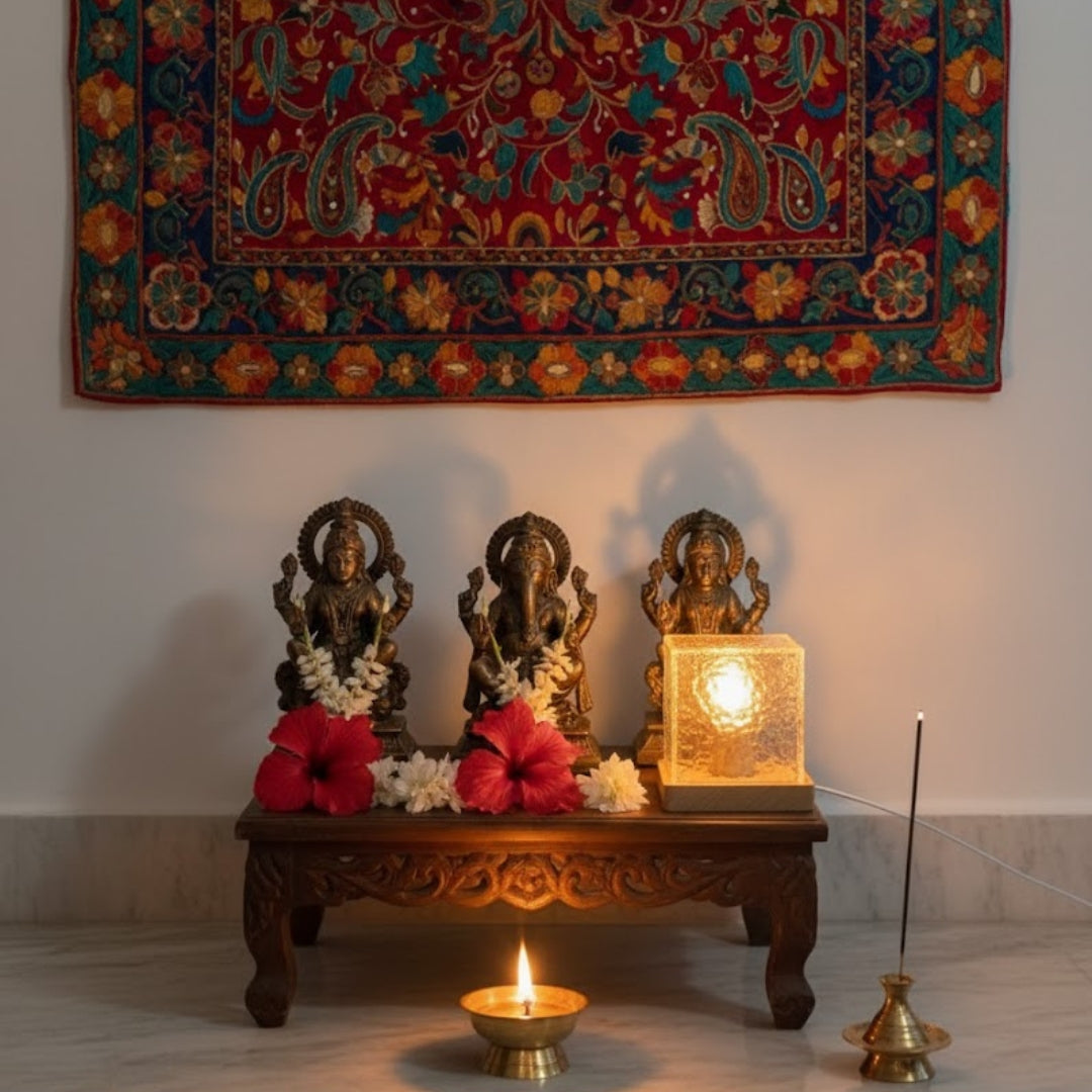 Rotating Water Ripple Night Light Aura Lamp – Serene Ambient Projection