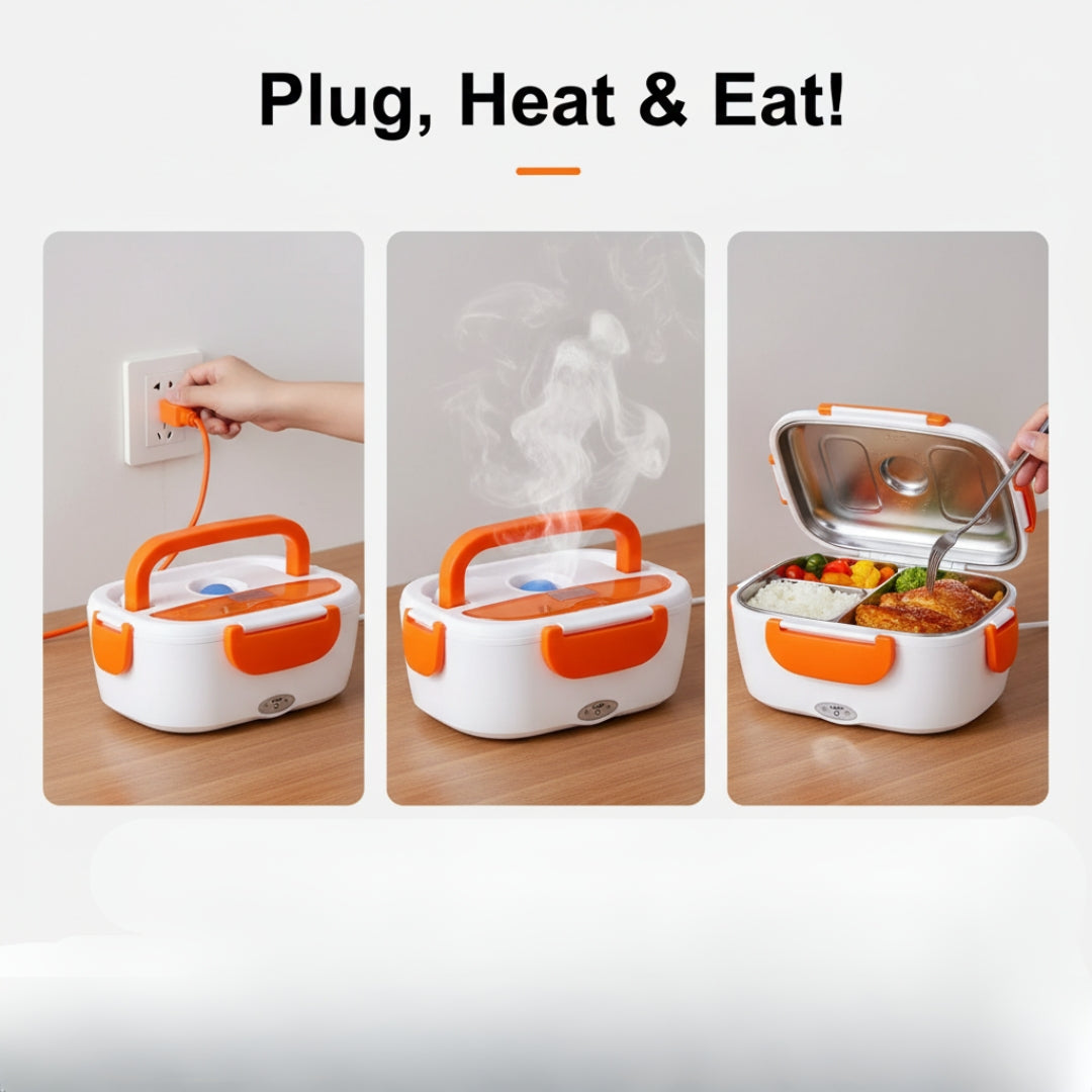Portable Electric Lunch Box – On-the-Go Food Warmer