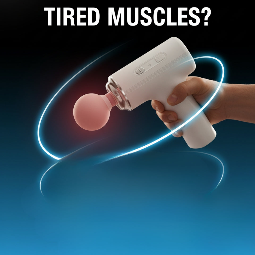 Mini Gun Massager Machine – Portable Handheld Percussion Massager for Pain Relief