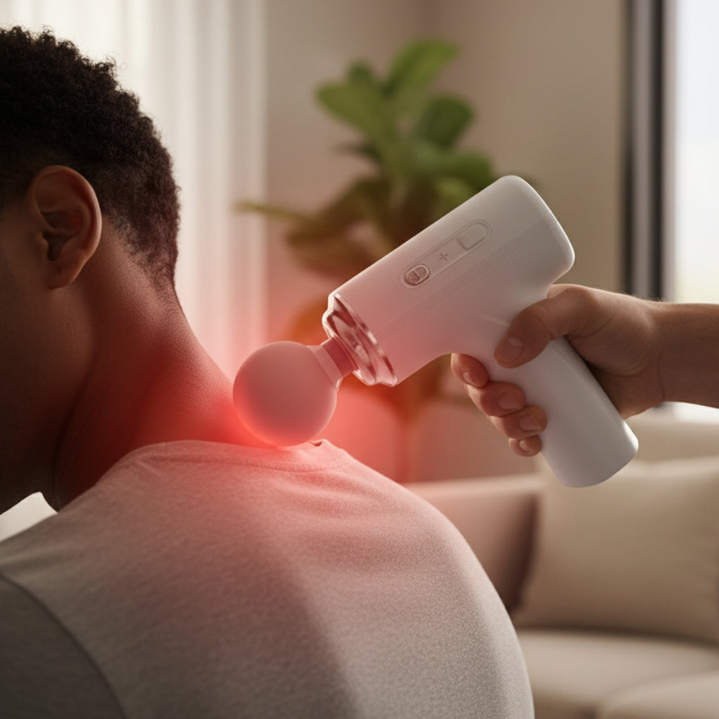 Mini Gun Massager Machine – Portable Handheld Percussion Massager for Pain Relief