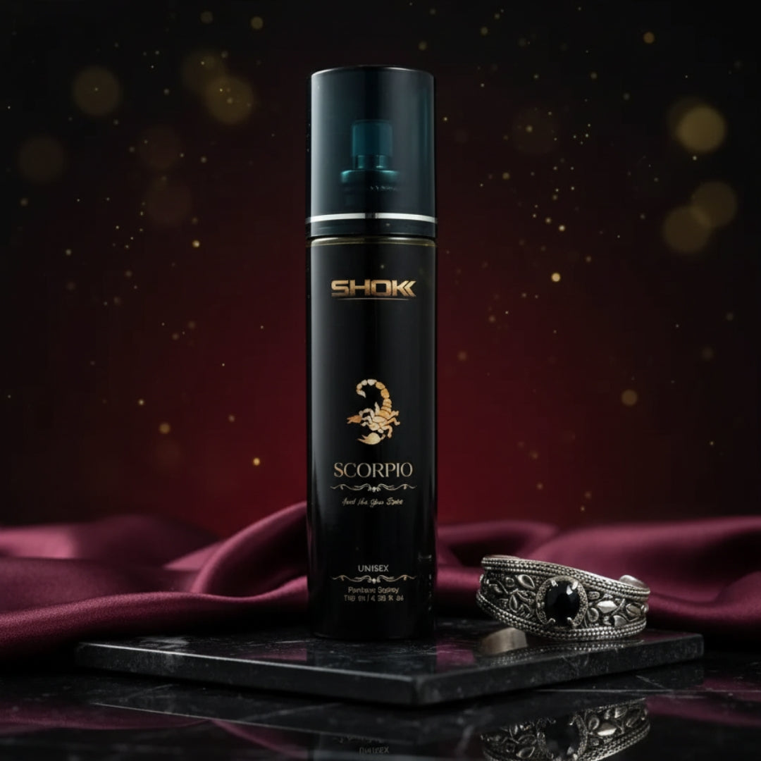 Scorpio Zodiac Body Spray – 135ml Unisex Fragrance Mist for Men & Women