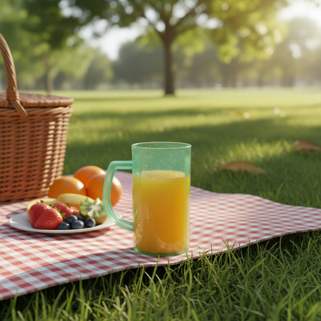 BPA-Free Plastic Coffee Mug with Handle – Dishwasher Safe