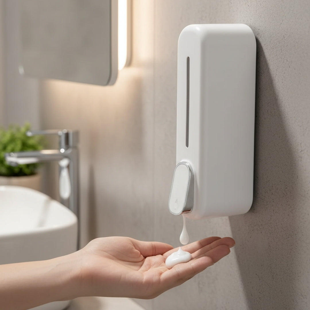 Wall-Mounted Manual Soap Dispenser – Space-Saving, Durable, Hygiene-First