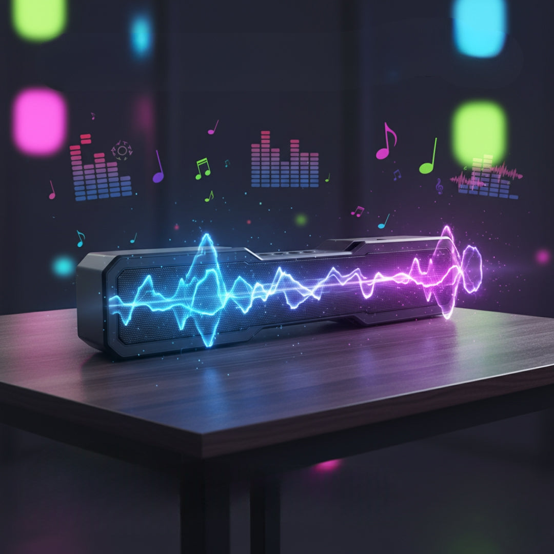 3D Sound Bluetooth Speaker – Wireless & Portable with Deep Bass