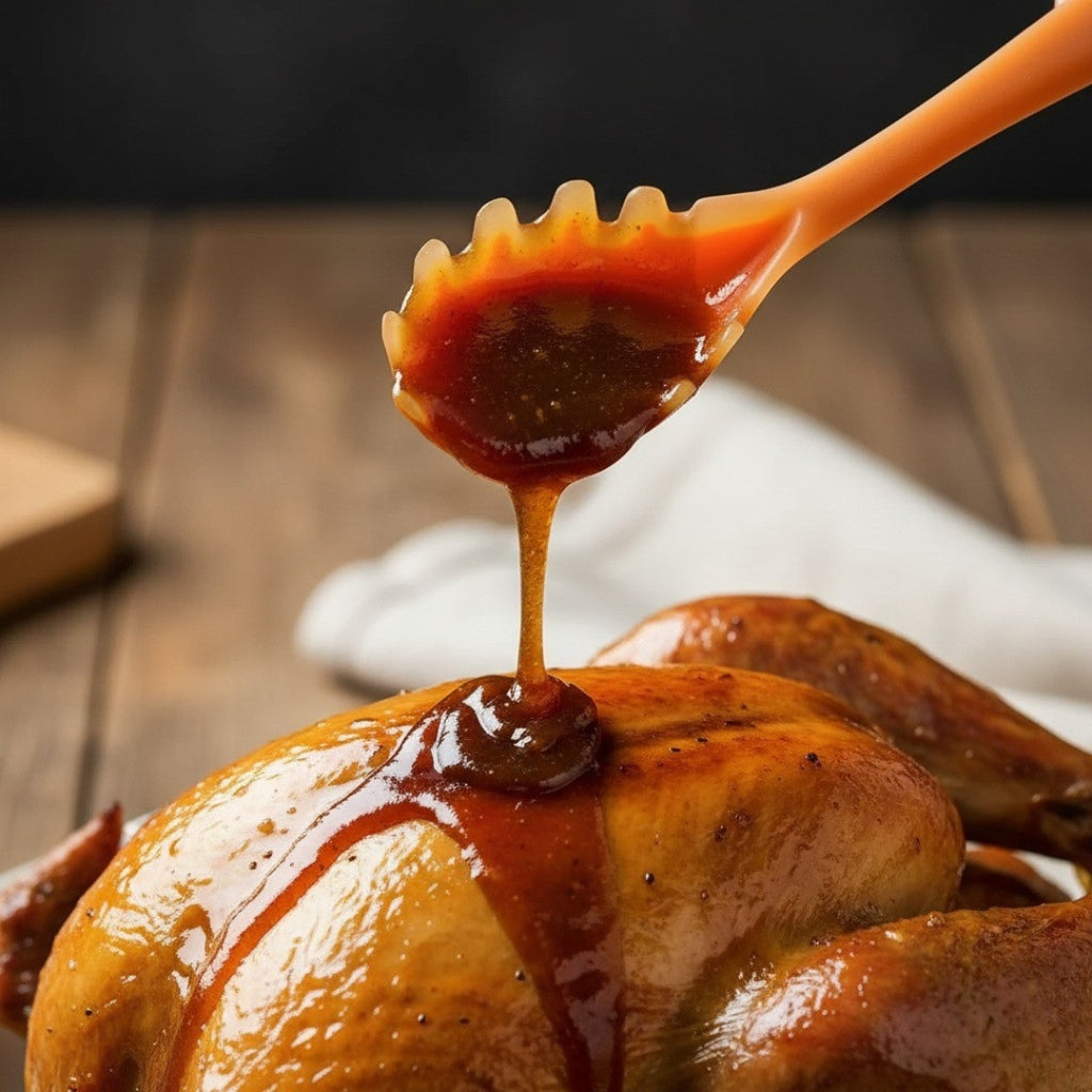 Silicone Basting Spoon Set – Non-Stick & Heat-Resistant (6 Pcs)