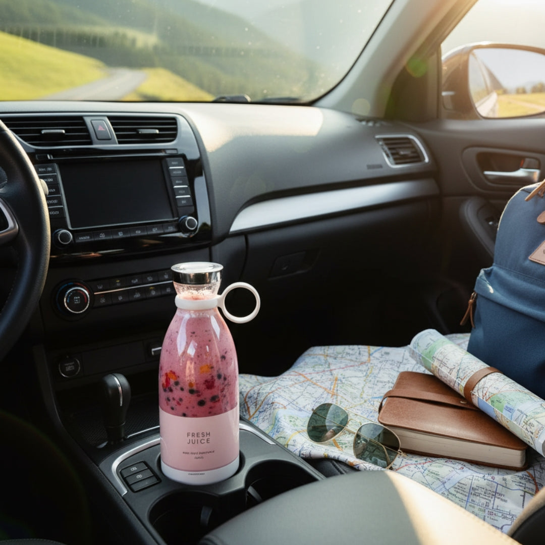 Electric Portable Mini Fruit Juicer Bottle – USB Rechargeable Personal Blender