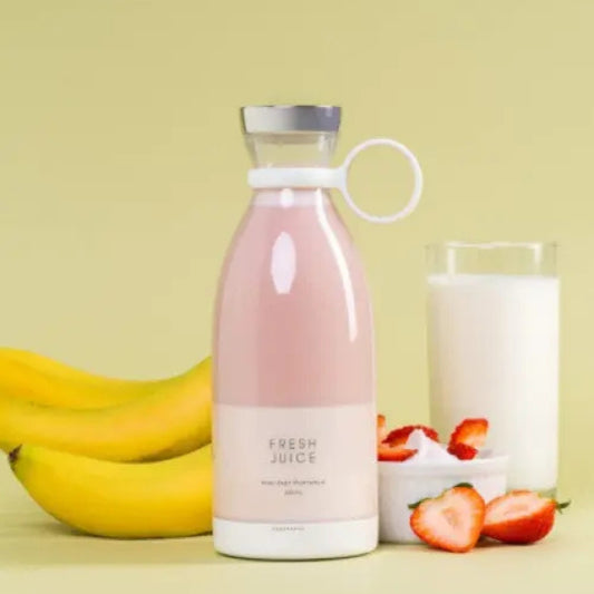 Electric Portable Mini Fruit Juicer Bottle – USB Rechargeable Personal Blender