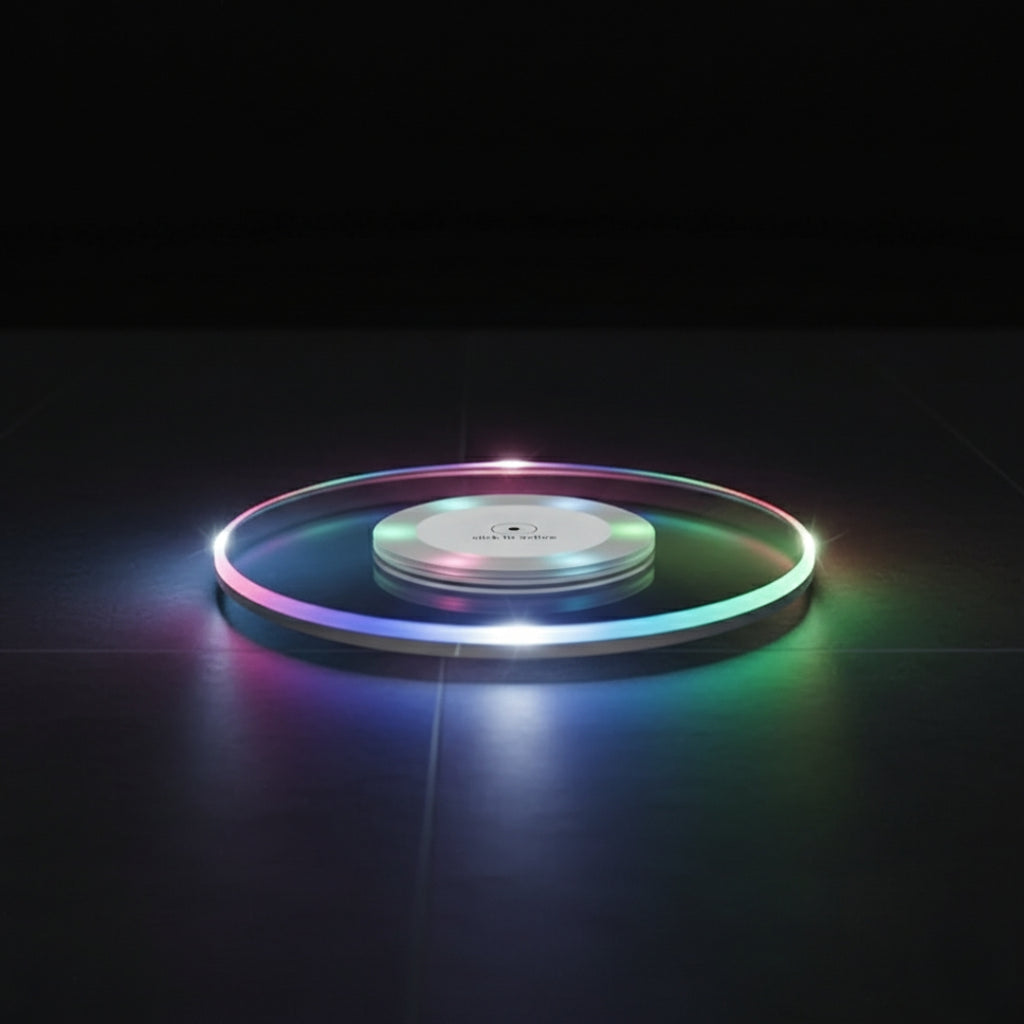 LED Cocktail Coaster – Color-Changing Light-Up Drink Mat