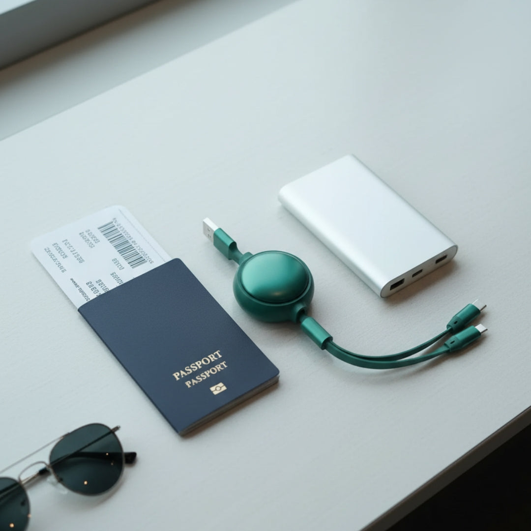 Multifunction 3-in-1 Retractable USB Cable – Universal Charging Solution