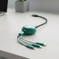Multifunction 3-in-1 Retractable USB Cable – Universal Charging Solution