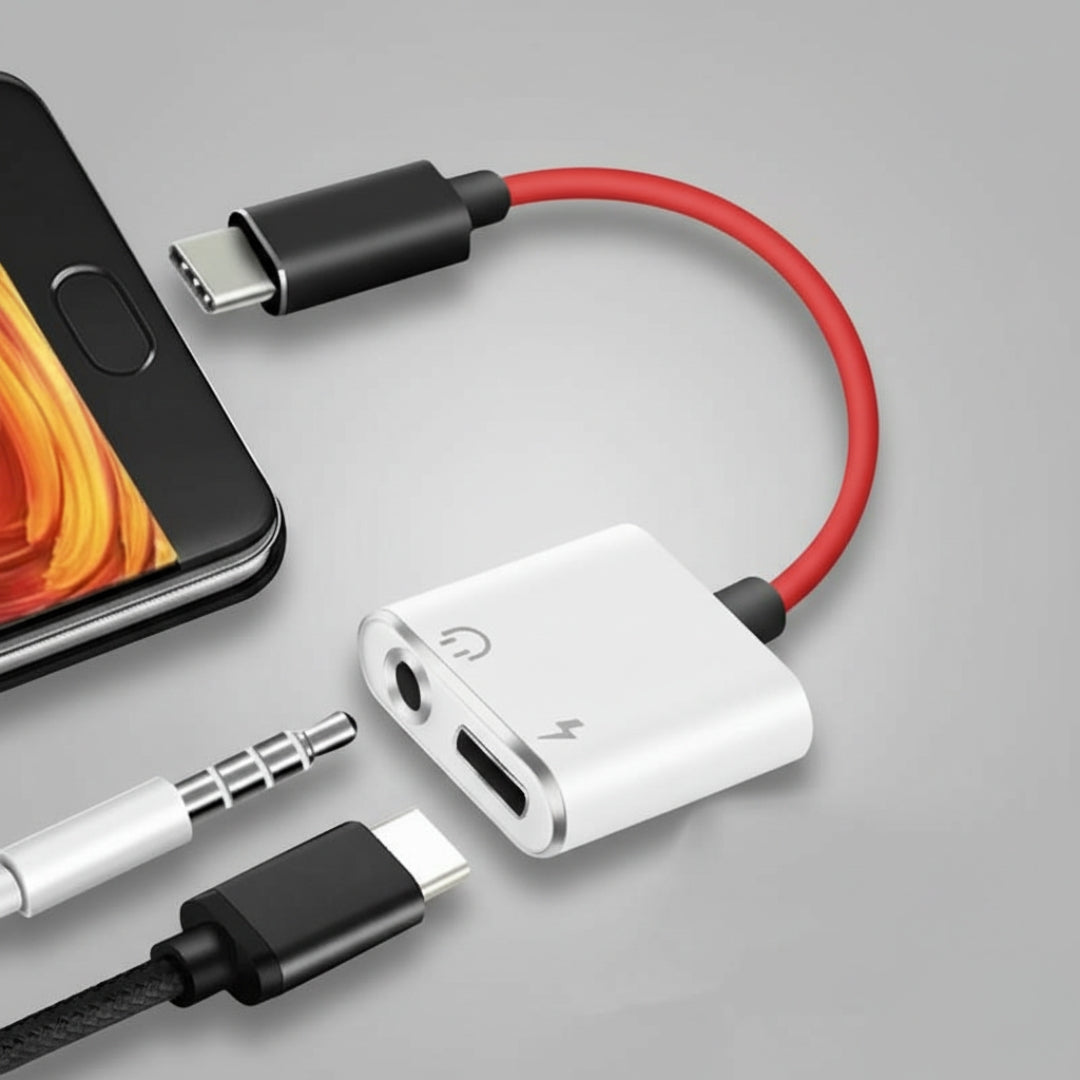 USB Type-C to 3.5mm Audio Jack Adapter – High-Quality Sound
