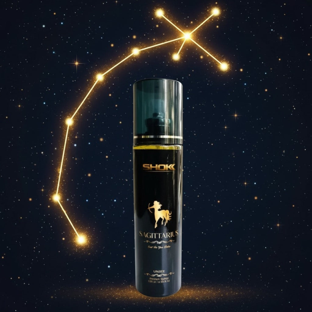 Sagittarius Zodiac Body Spray – 135ml Unisex Fragrance Mist for Men & Women