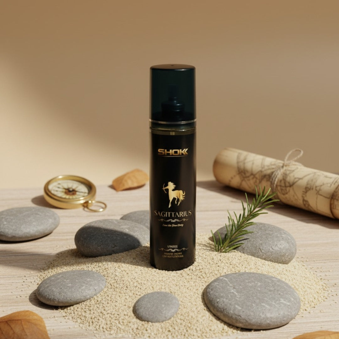 Sagittarius Zodiac Body Spray – 135ml Unisex Fragrance Mist for Men & Women
