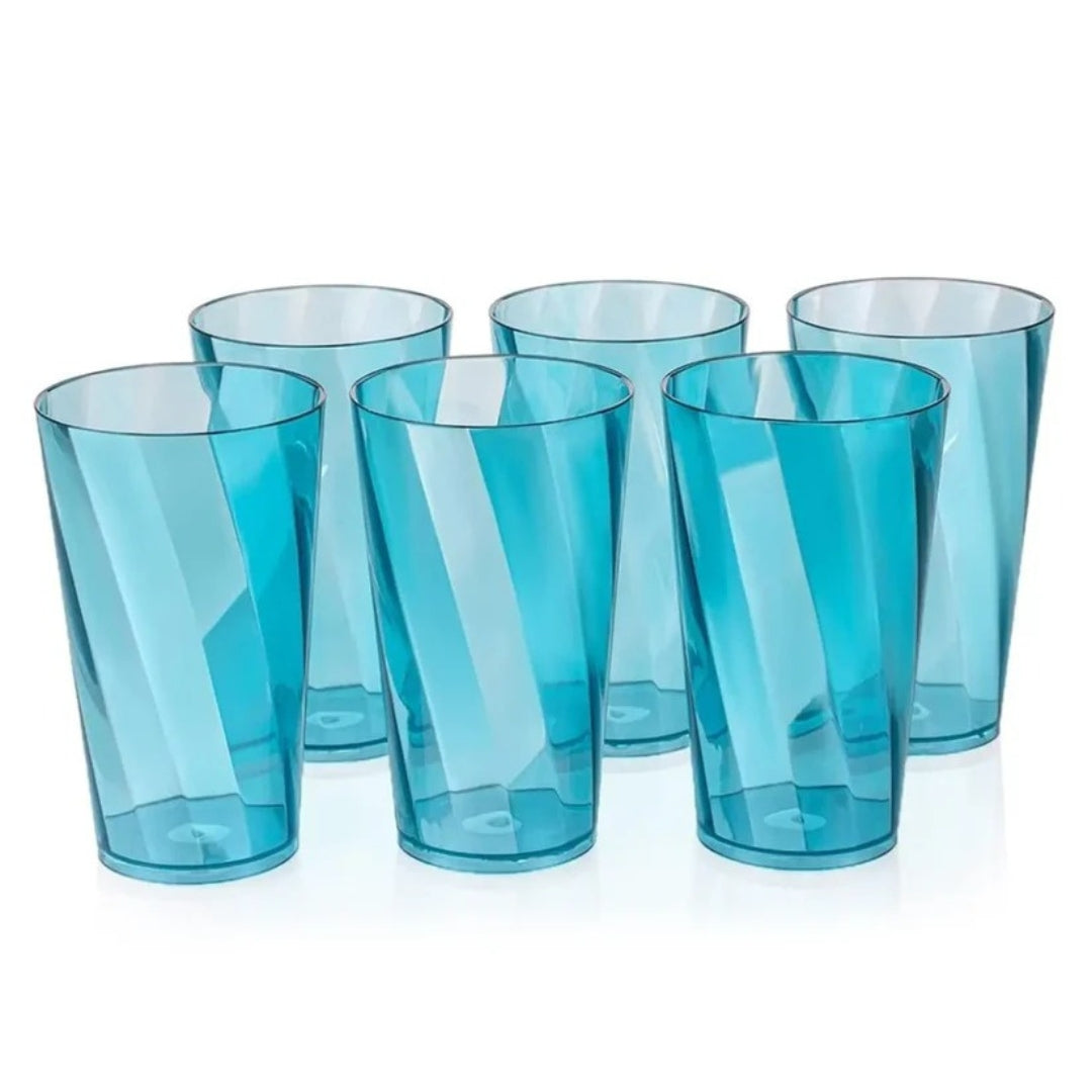 300ml Transparent Highball Glass Set – Premium Water & Juice Glasses (Set of 6)
