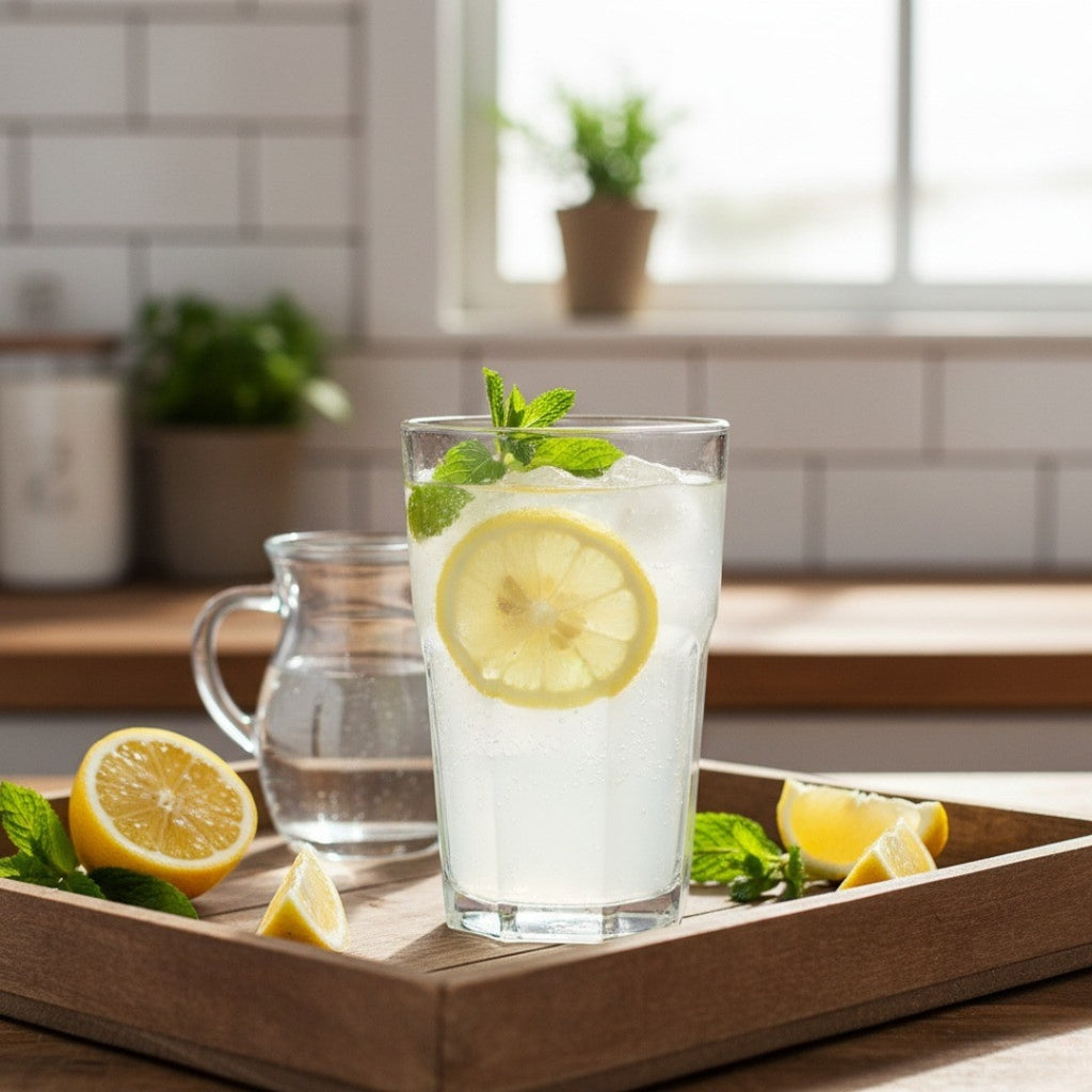 Ganesh Classic Glass Set – 6 Durable 350ml Glasses for Home