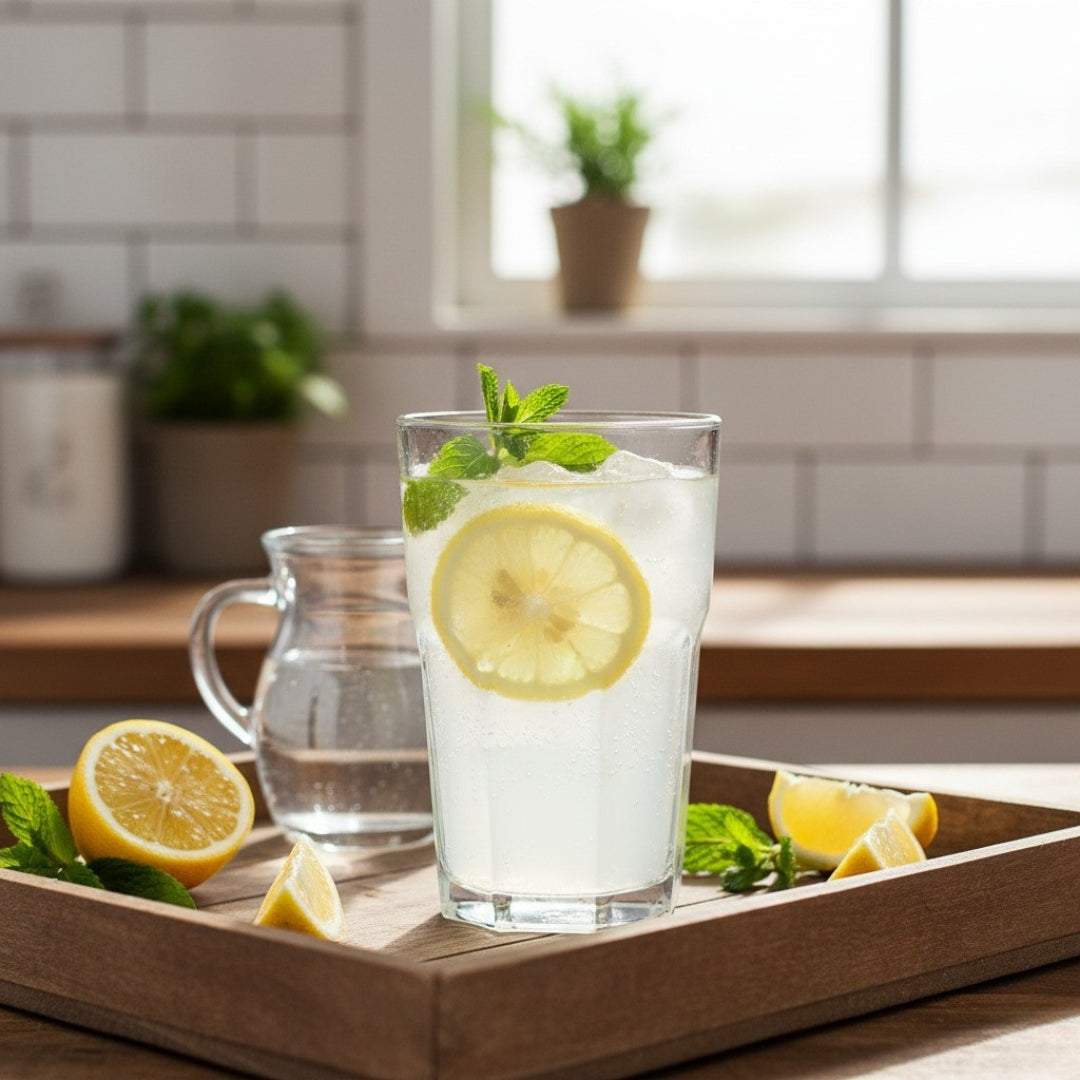 Ganesh Classic Glass Set – 6 Durable 350ml Glasses for Home