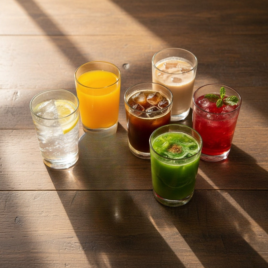 Ganesh Classic Glass Set – 6 Durable 350ml Glasses for Home