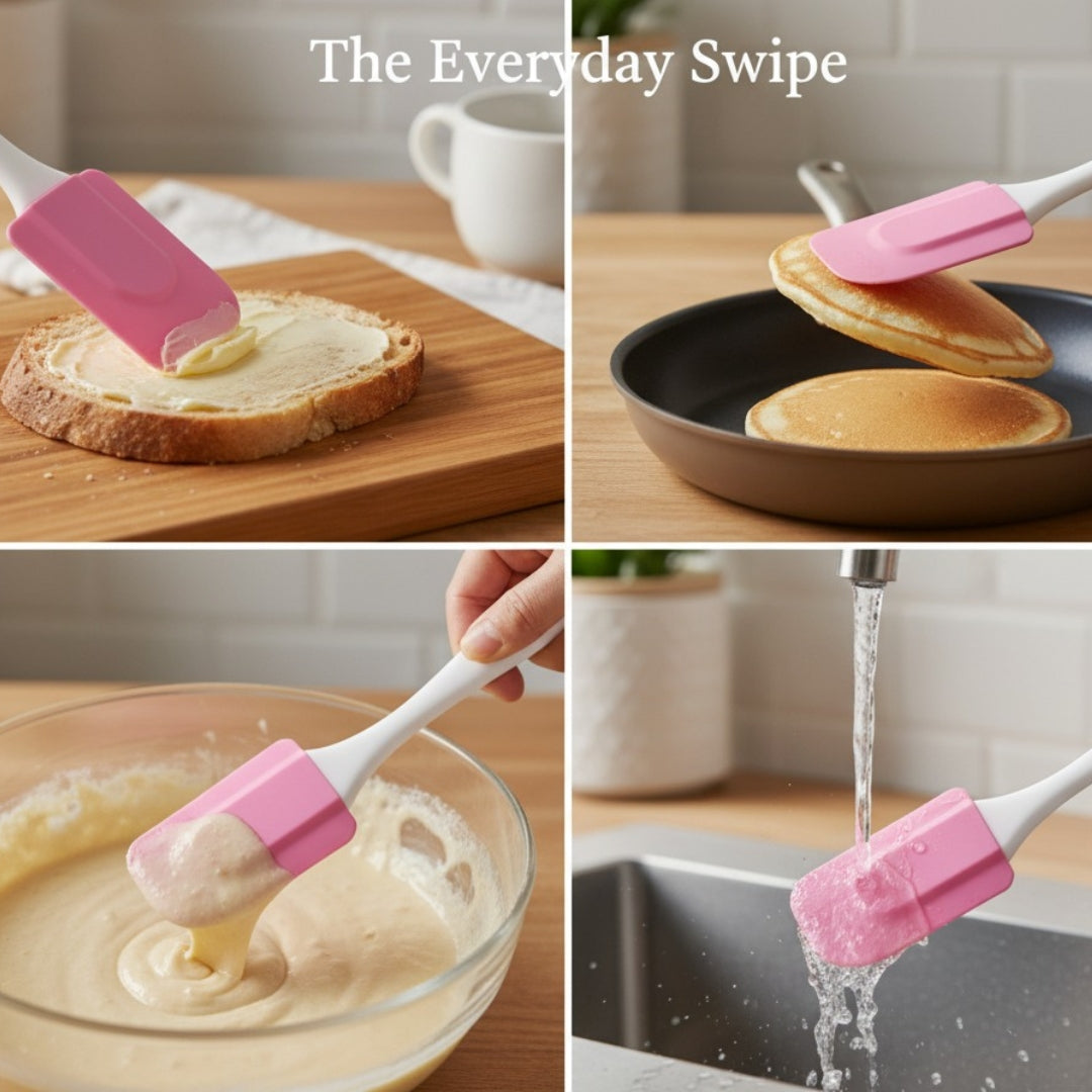 22cm Silicone Cooking Spatula – Non-Stick, Heat-Resistant & Flexible Baking Tool