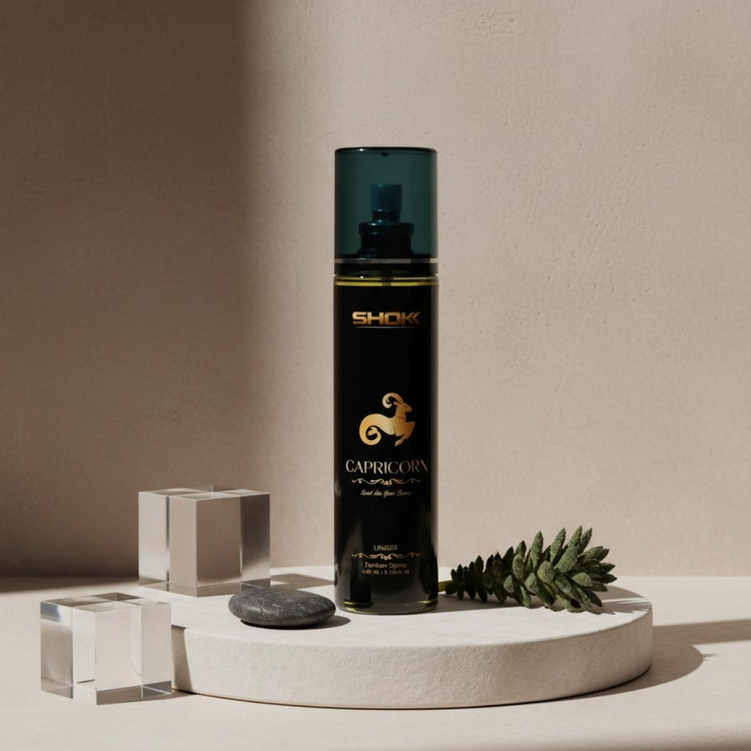 Capricorn Zodiac Body Spray – 135ml Unisex Fragrance Mist for Men & Women