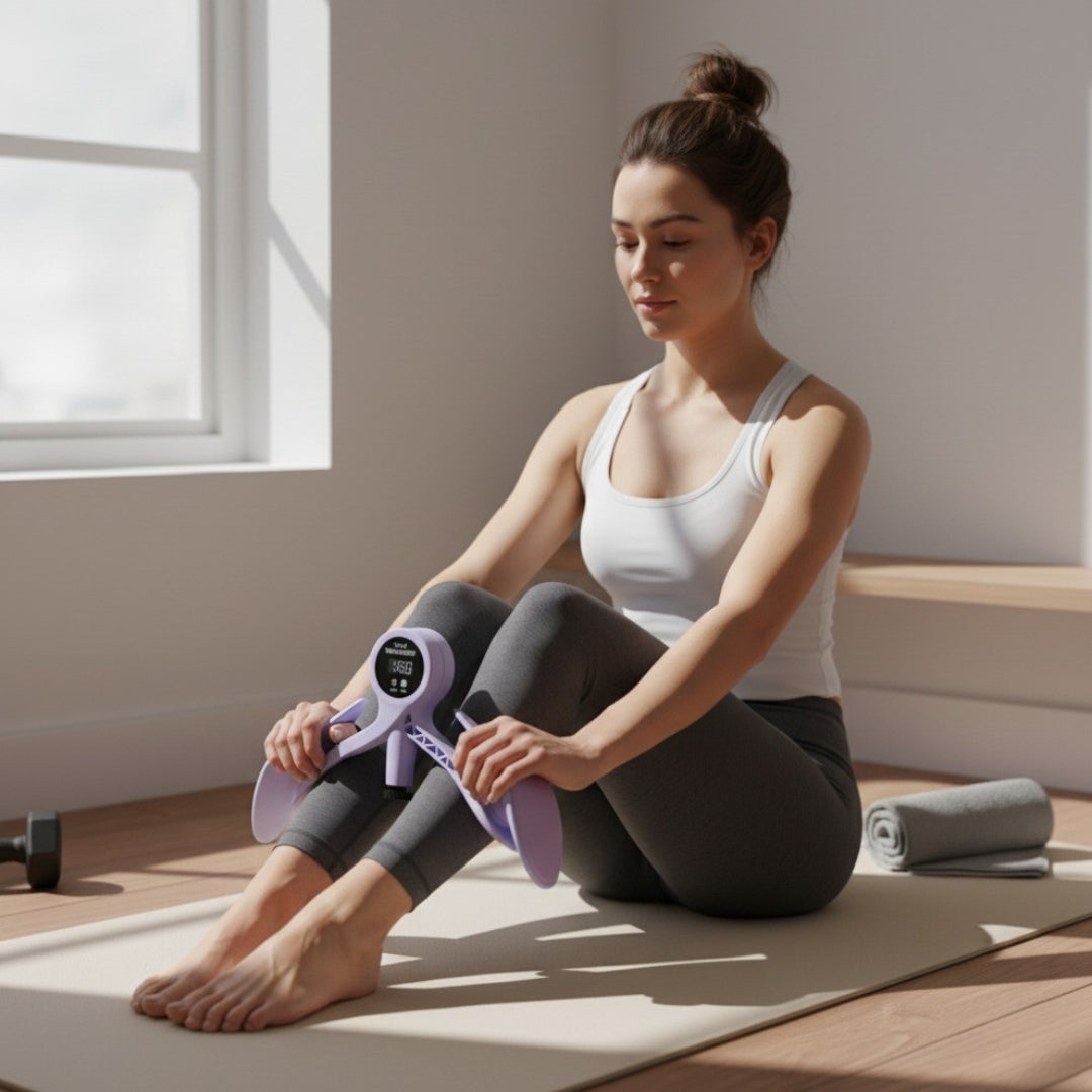 Thigh Master Thigh Exerciser – Adjustable Resistance Inner-Thigh & Full-Body Trainer