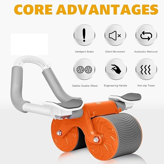 Rebound Abdominal Wheel – Core Strength & Stability Roller with Return Mechanism