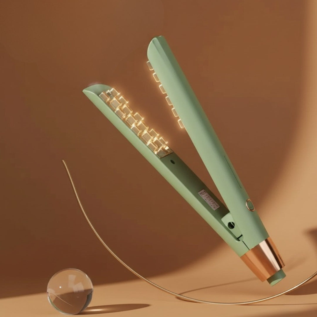 Portable 2-in-1 Hair Straightener & Curler – Compact Styling Iron